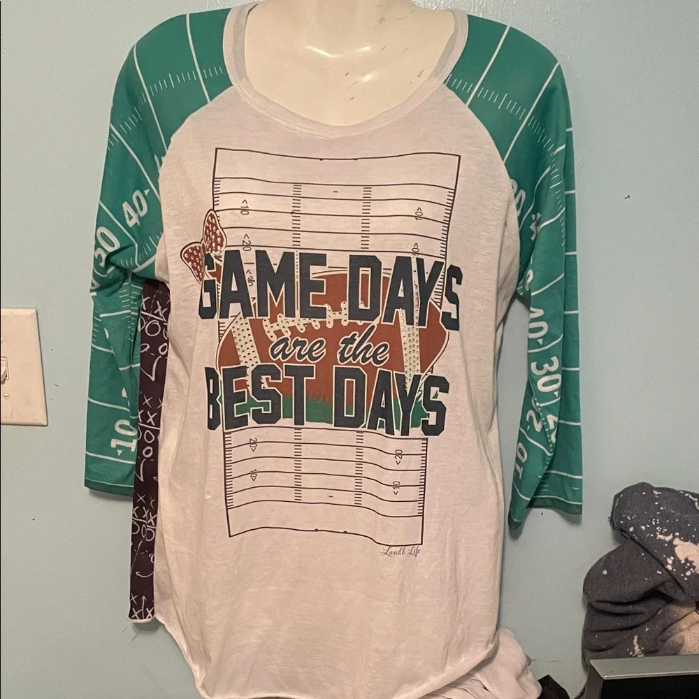 Game Day Graphic Raglan Tee - Picture 1 of 2
